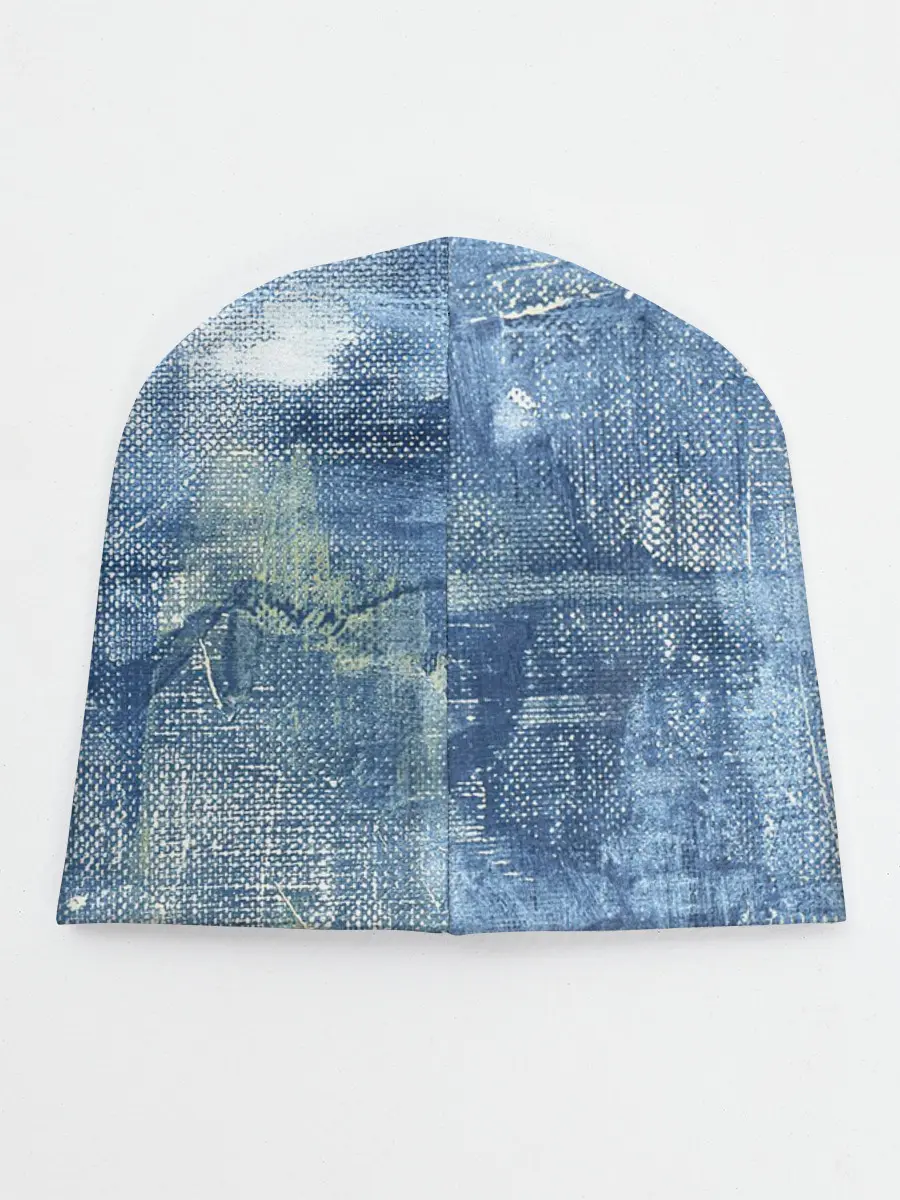 Детская шапка / Джинсовые мазки