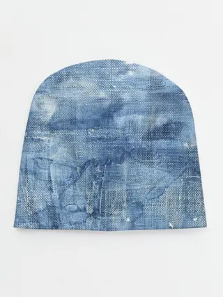 Детская шапка / Джинсовые мазки