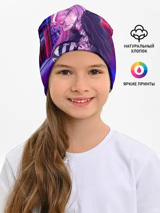 Детская шапка / Zero Two в неоновом городе