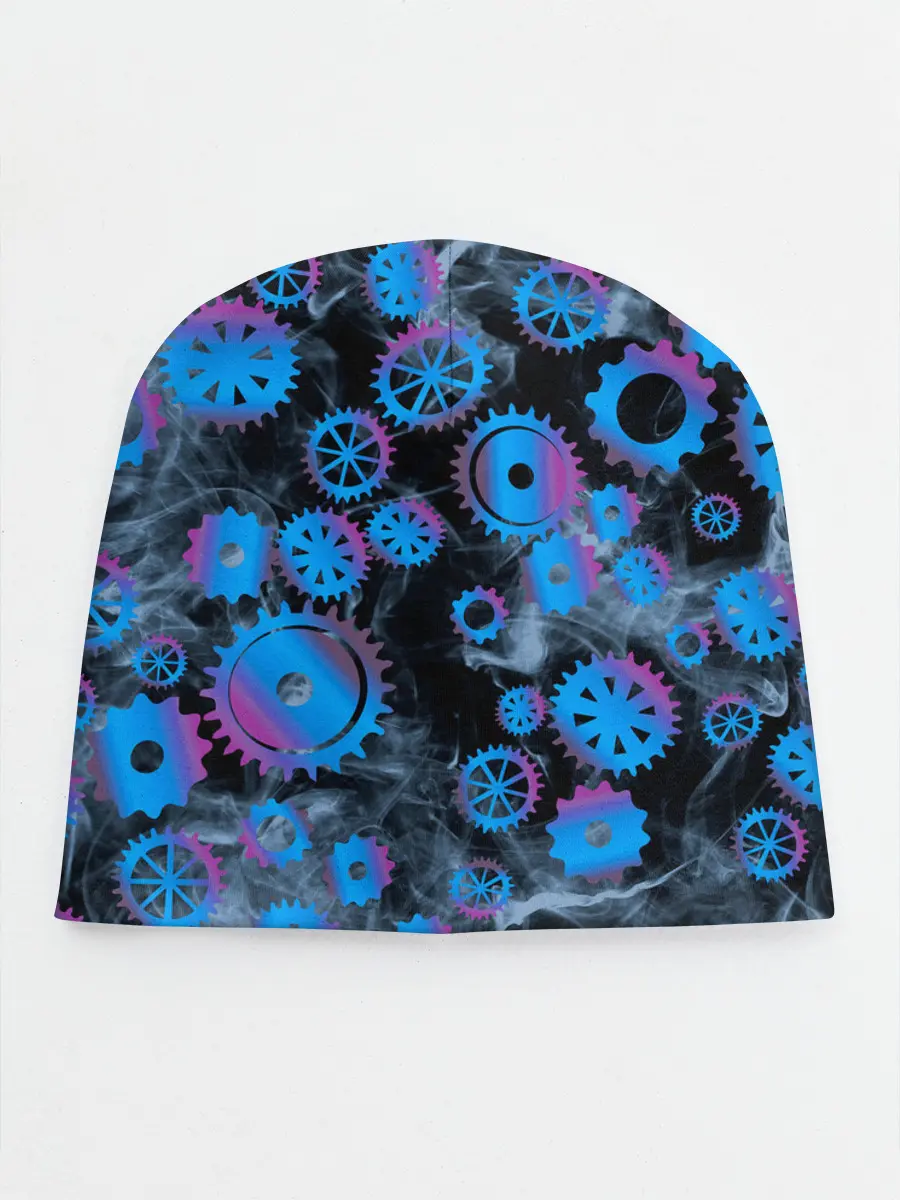 Детская шапка / механизм и дым, стимпанк