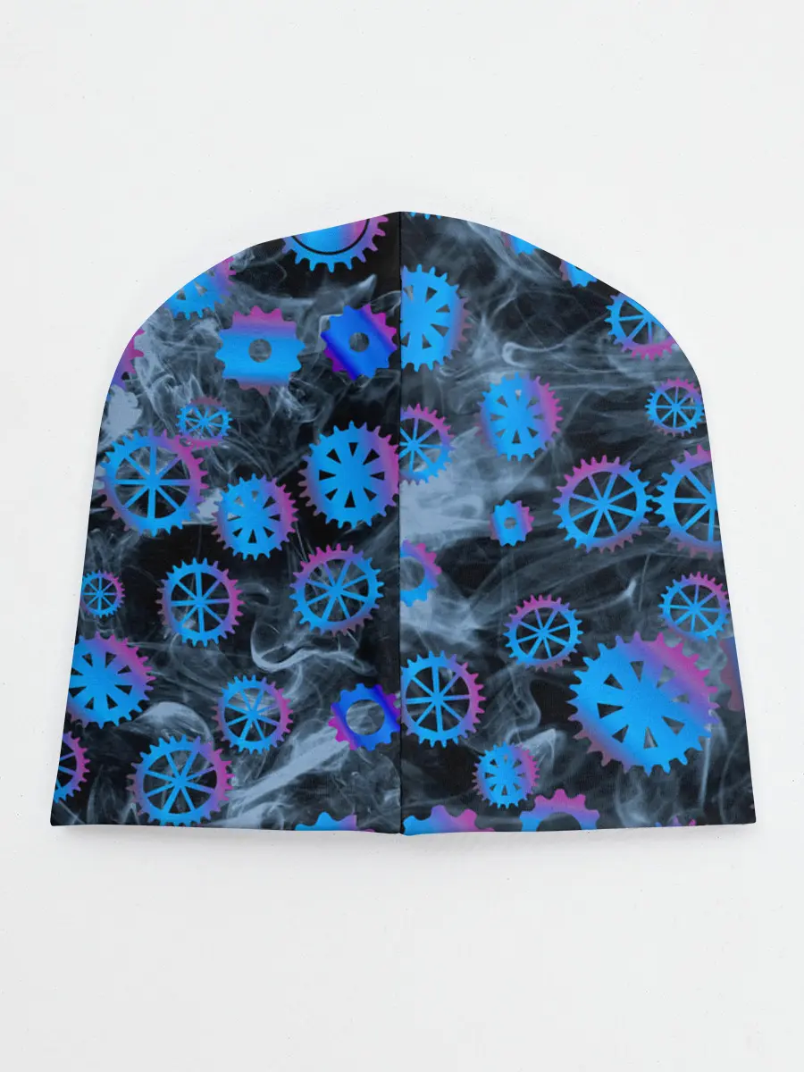 Детская шапка / механизм и дым, стимпанк