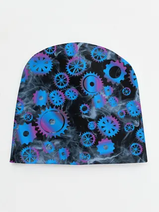 Детская шапка / механизм и дым, стимпанк