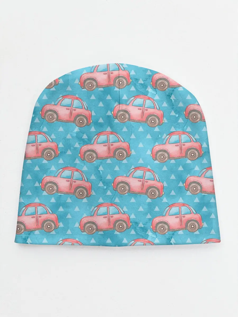 Детская шапка / Машинки детский рисунок