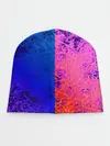 Детская шапка / Абстрактный пурпурно-синий