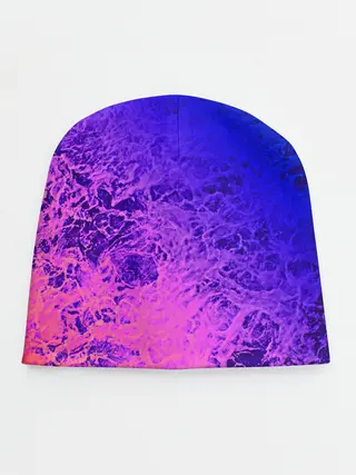 Детская шапка / Абстрактный пурпурно-синий