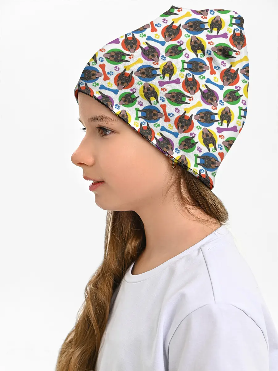 Детская шапка / Доберман