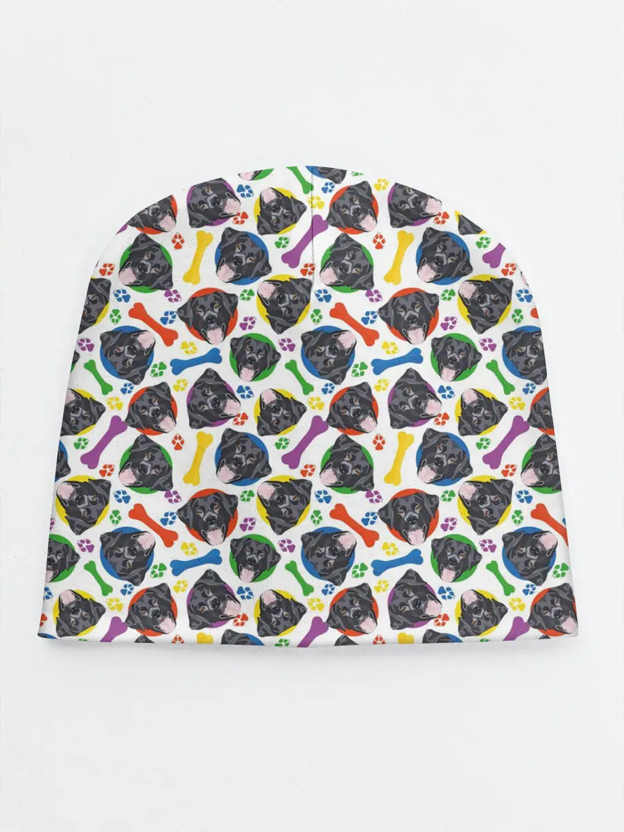 Детская шапка / Чёрный Лабрадор