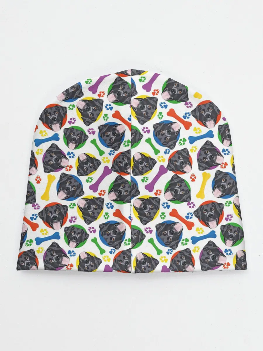 Детская шапка / Чёрный Лабрадор