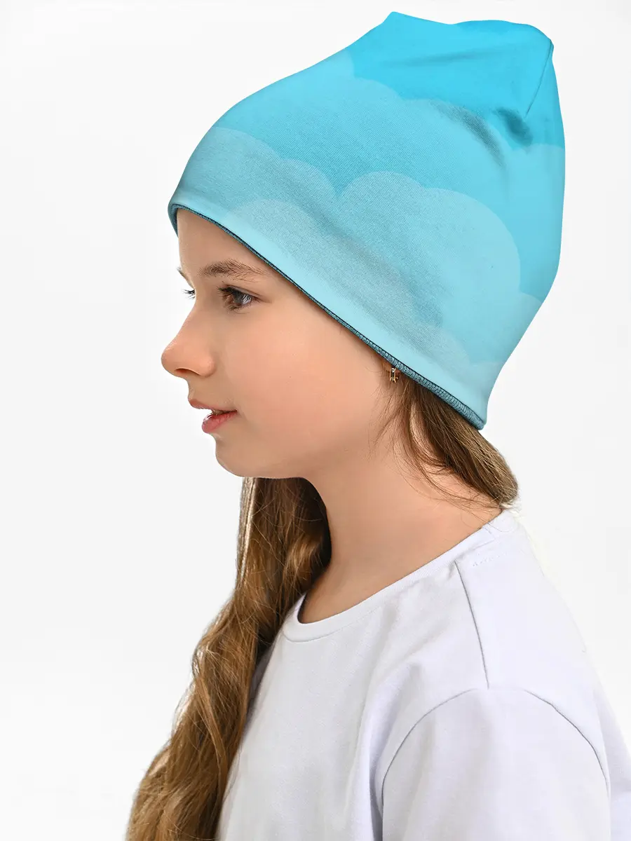 Детская шапка / Голубые облака