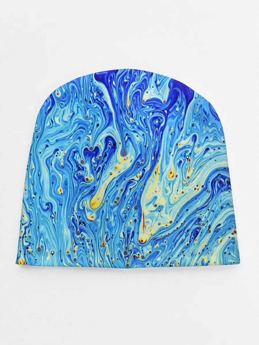 Детская шапка / Сползающие краски