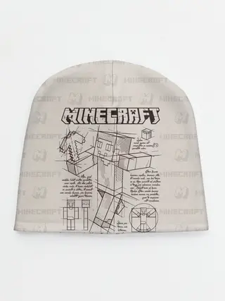 Детская шапка / Витрувианский человек Стив | Minecraft