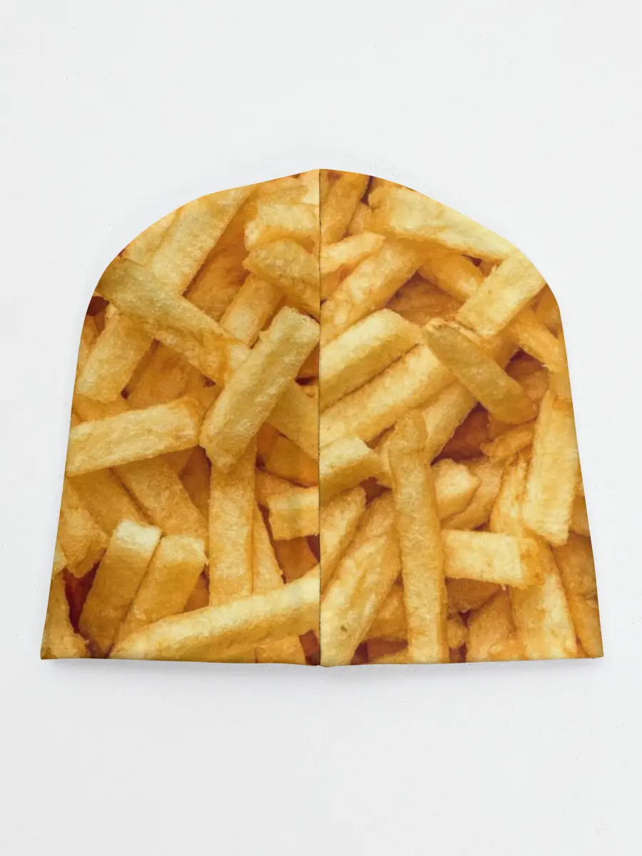 Детская шапка / Картошка фри/Фастфуд