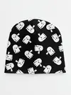 Детская шапка / ПРИВИДЕНИЯ УЗОР / HALLOWEEN