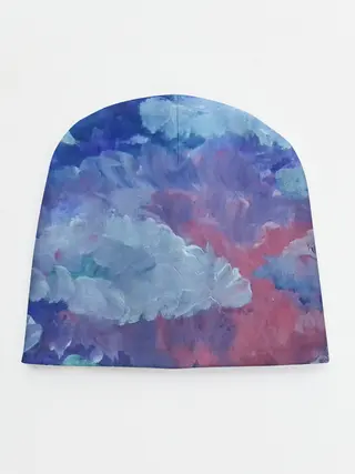 Детская шапка / Гуашевые облака