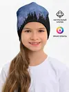 Детская шапка / НОЧНОЙ ЛЕС И ЗВЕЗДЫ