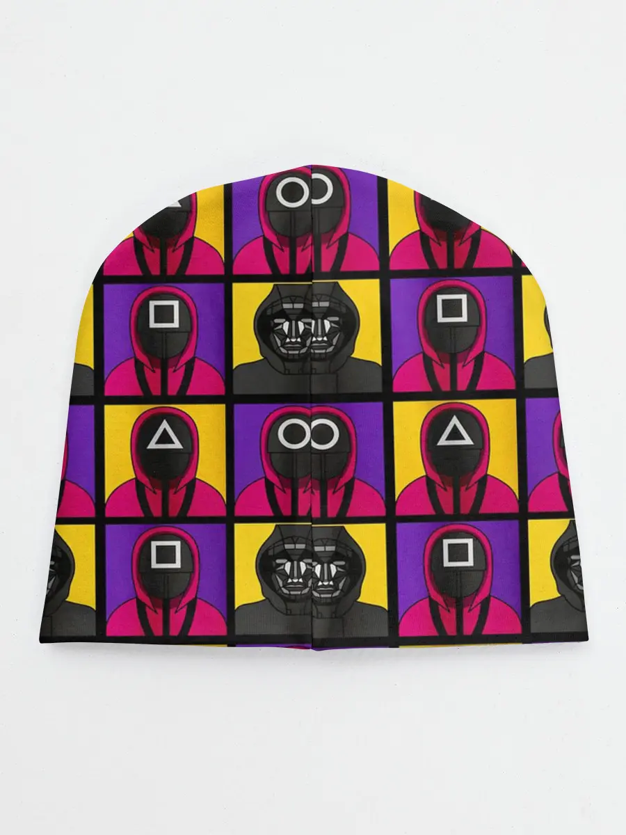 Детская шапка / ИГРА В КАЛЬМАРА / ОХРАНА / ВЕДУЩИЙ