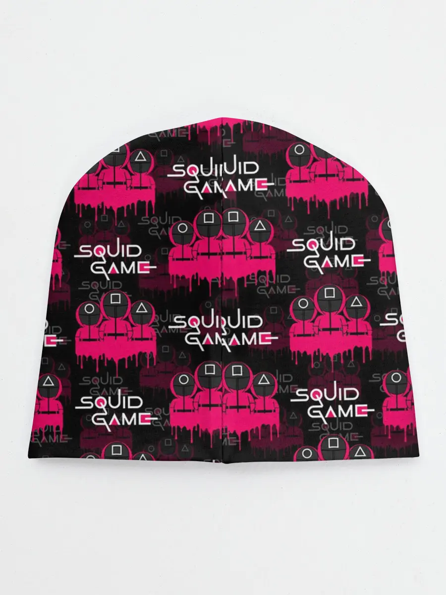 Детская шапка / ИГРА В КАЛЬМАРА / SQUID GAME / PATTERN