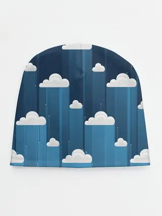 Детская шапка / Облака в очереди