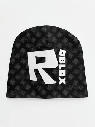 Детская шапка / РОБЛОКС ПАТТЕРН ЛОГОТИП