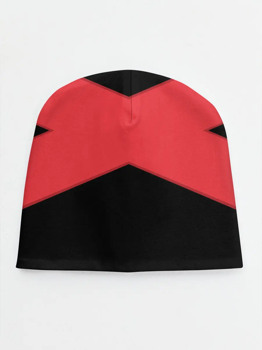 Детская шапка / ГЕОМЕТРИЯ МИНИМАЛИЗМ | КРАСНЫЕ ПОЛОСЫ