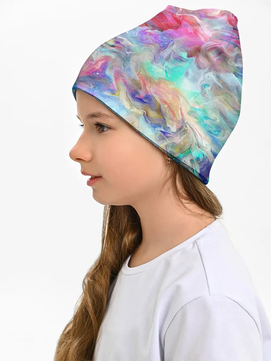 Детская шапка / Радужное небо