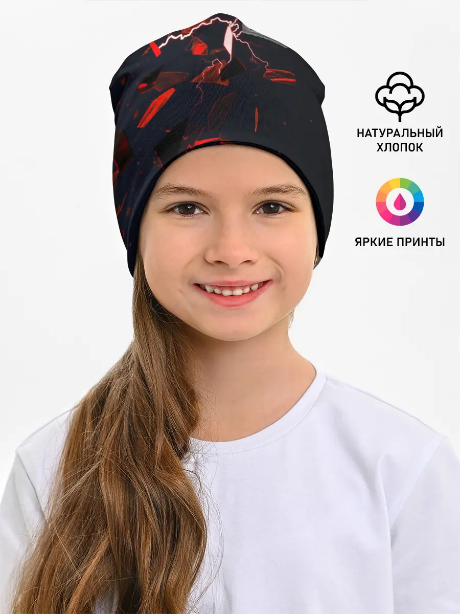 Детская шапка / DOTA 2 | 3D плиты и молния