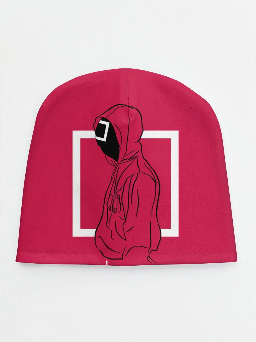 Детская шапка / Игра в кальмара: стражник квадрат