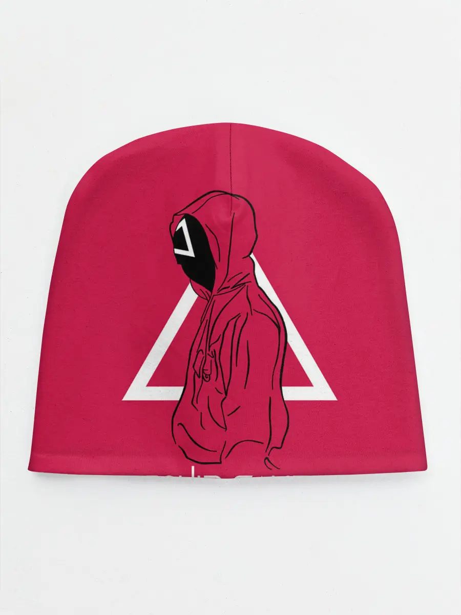 Детская шапка / Игра в кальмара: стражник треугольник