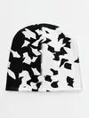 Детская шапка / черно-белый камуфляж
