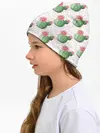 Детская шапка / Паттерн из кактусов