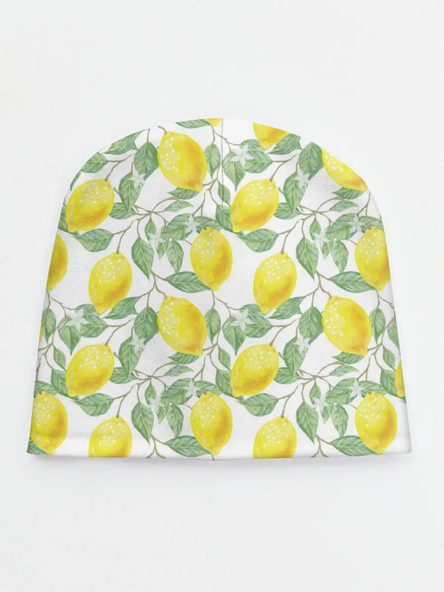 Детская шапка / Лимоны 3d