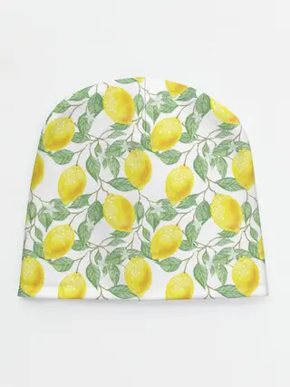 Детская шапка / Лимоны 3d