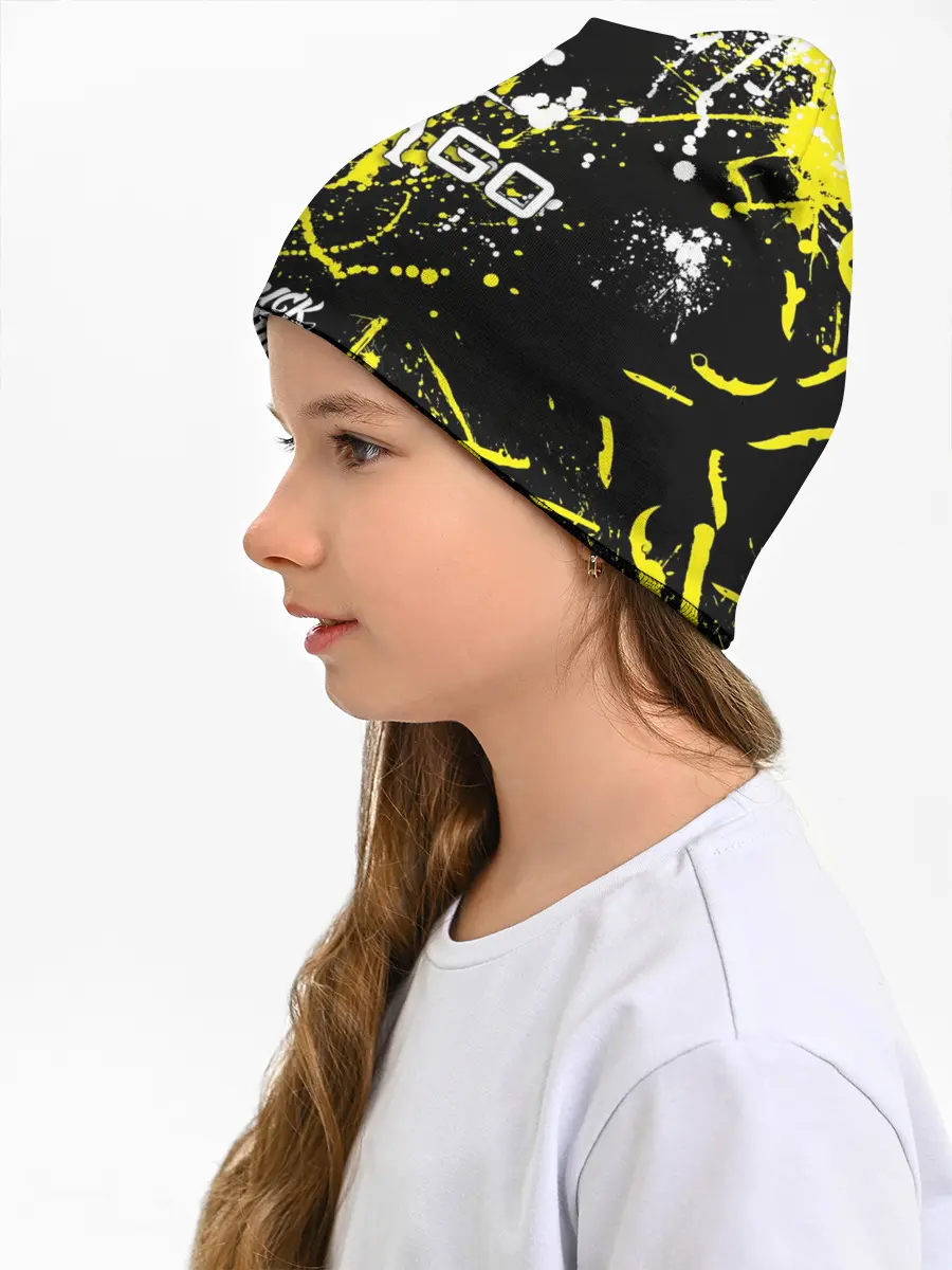 Детская шапка / CS:GO Брызги красок