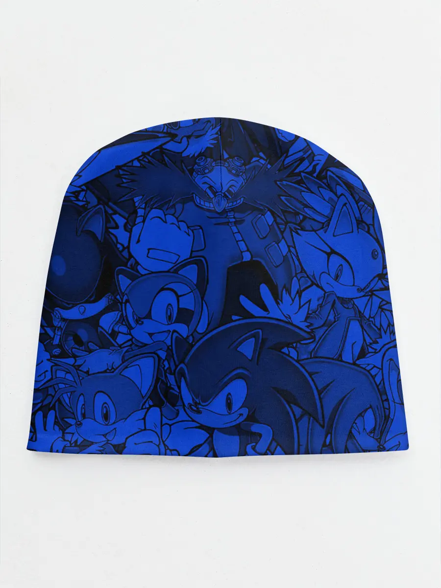 Детская шапка / SONIC BLUE PATTERN | СИНИЙ ЁЖ