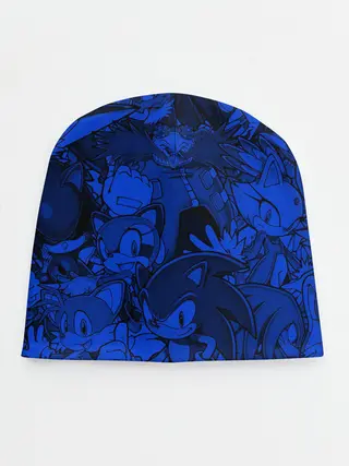 Детская шапка / SONIC BLUE PATTERN | СИНИЙ ЁЖ