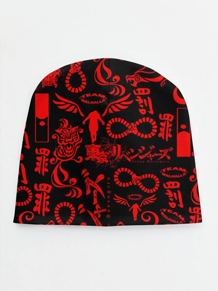 Детская шапка / ТОКИЙСКИЕ МСТИТЕЛИ КРАСНЫЕ ТАТУ