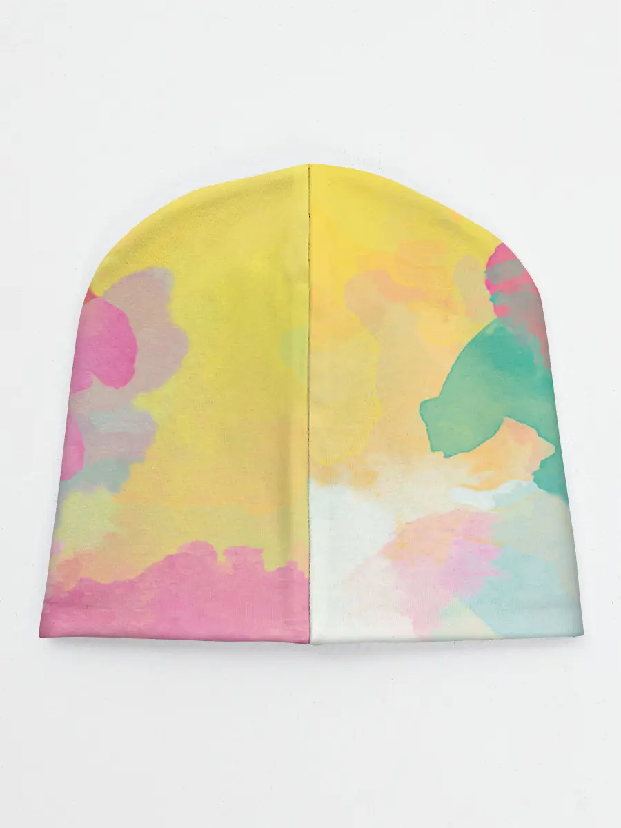 Детская шапка / Радужная акварель