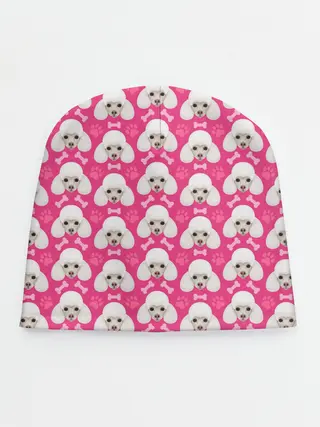 Детская шапка / Собака Пудель
