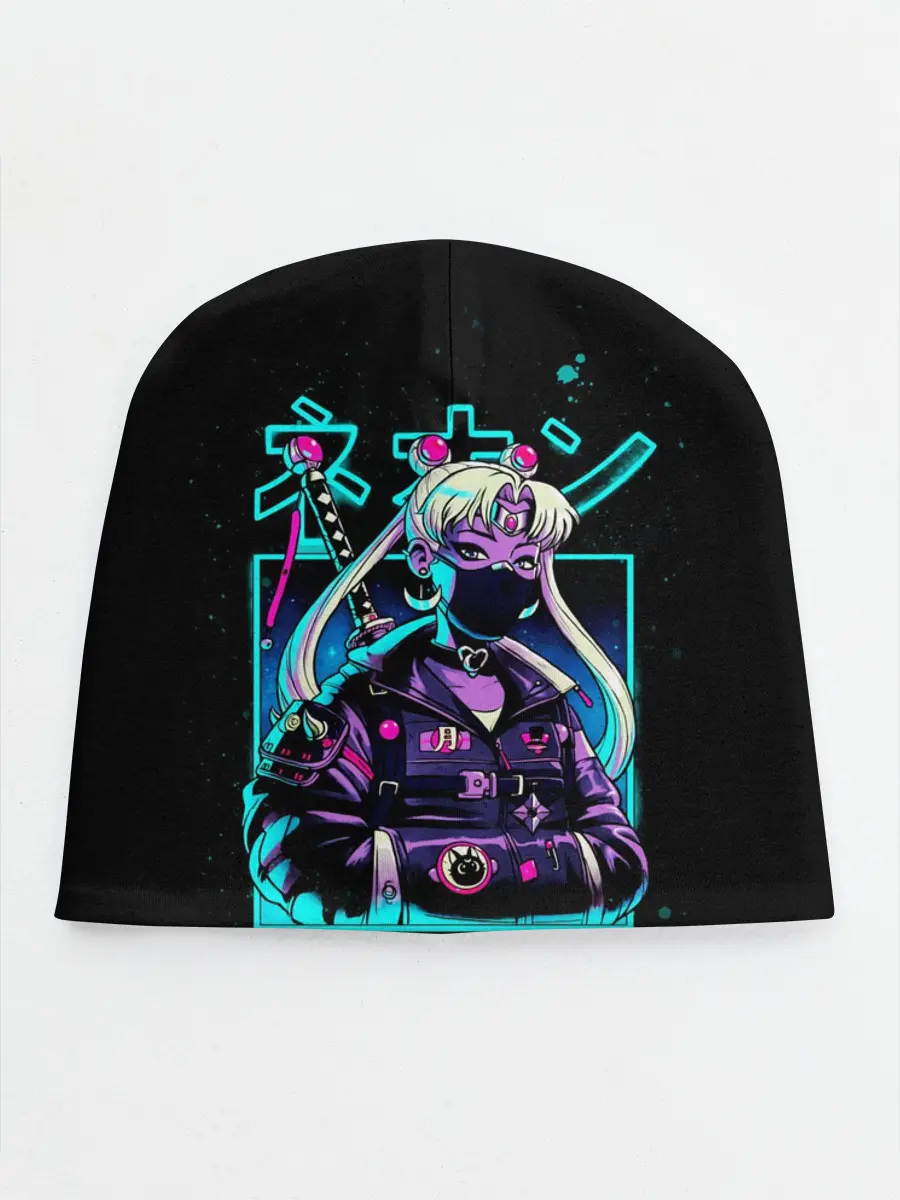 Детская шапка / Сейлор Мун неон