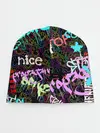 Детская шапка / neon graffiti | Smile