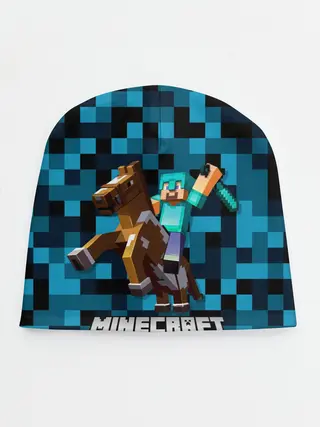 Детская шапка / Minecraft, Пиксели