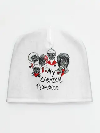 Детская шапка / Группа My Chemical Romance в противогазах