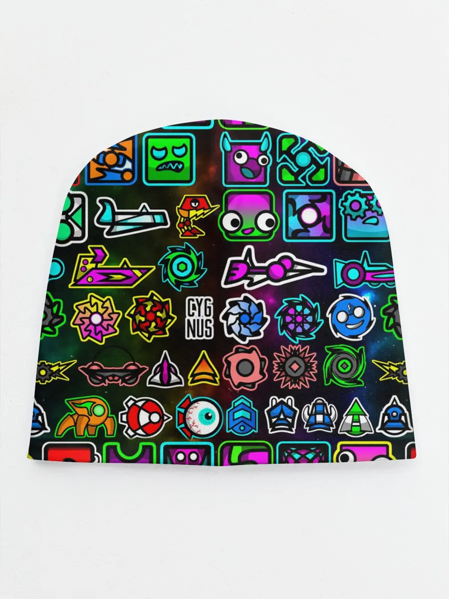 Детская шапка / GEOMETRY DASH ГЕРОИ
