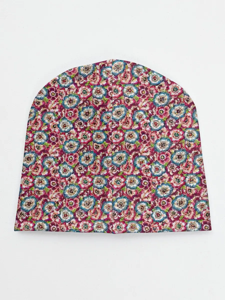 Детская шапка / Васильковое поле