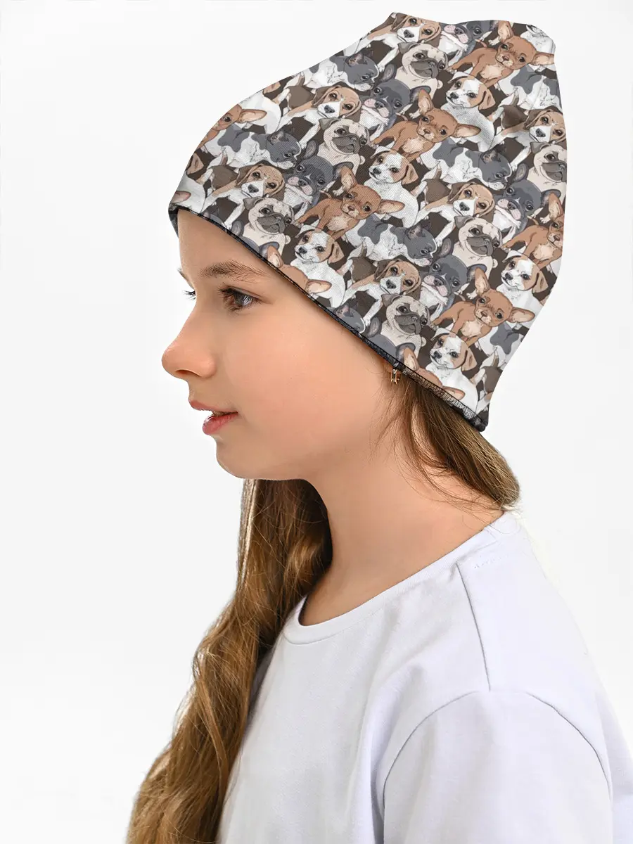 Детская шапка / Щенки Разных Пород