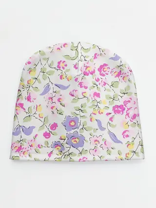 Детская шапка / Яркие весенние цветы