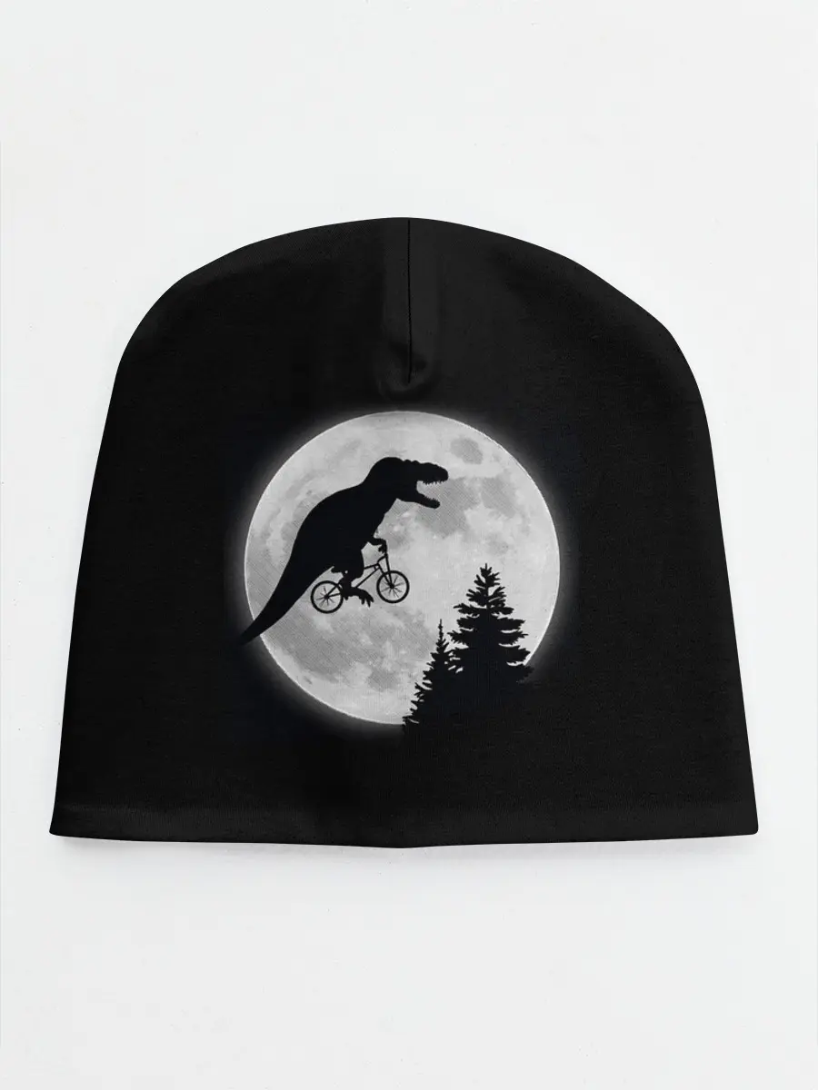 Детская шапка / T-REX НА ЛУНЕ /