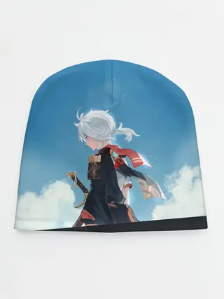 Детская шапка / КАДЗУХА НА ФОНЕ НЕБА