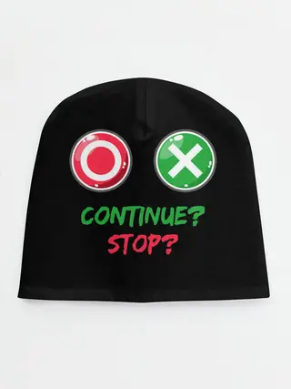 Детская шапка / Игра в кальмара: кнопки выбора