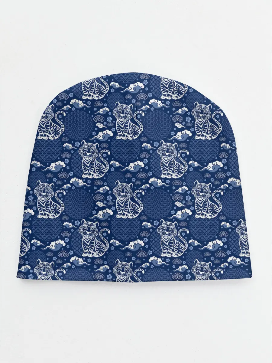 Детская шапка / Тигры паттерн